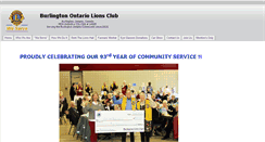 Desktop Screenshot of lions14925.org